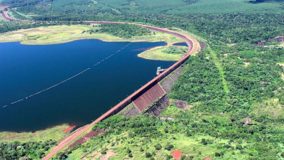 El embalse de Urugua´i en Misiones, está a pleno
