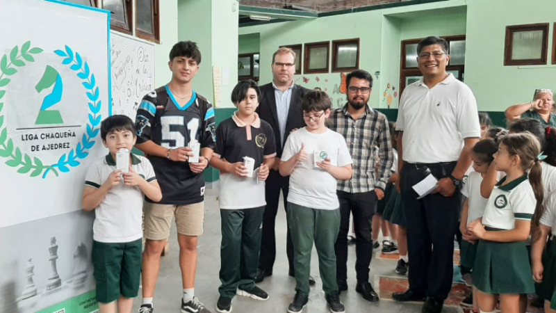 La escuela N° 73 organizó el primer Torneo de Ajedrez Escolar