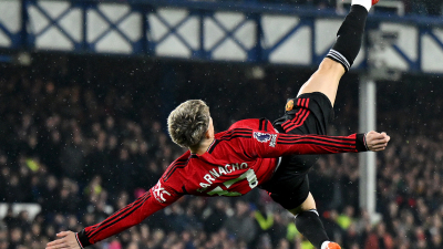 Garnacho fue reconocido por el Manchester United como jugador del mes
