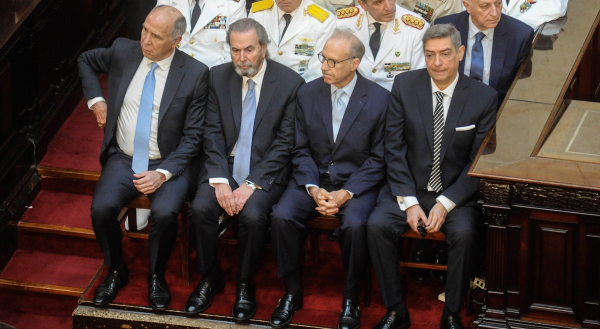 Los jueces corte suprema justicia Ricardo Lorenzetti, Juan Maqueda, Carlos Fernando Rosenkrantz y Horacio Rosatti. Foto: Federico López Claro.