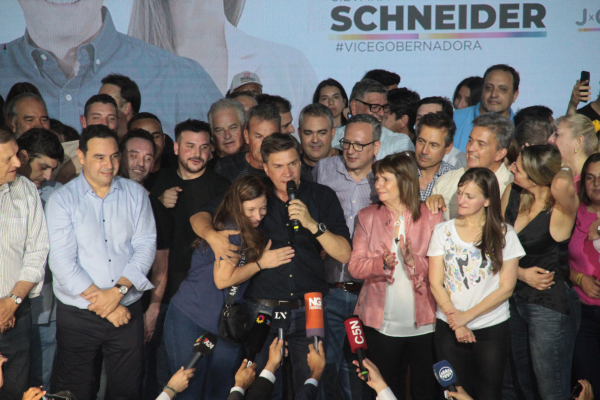 Leandro Zdero es elegido gobernador de la provincia del chaco. 17-09-23. Fabián Maldonado/NORTE.