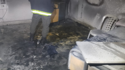 Se incendió una habitación en el hospital de San Martín