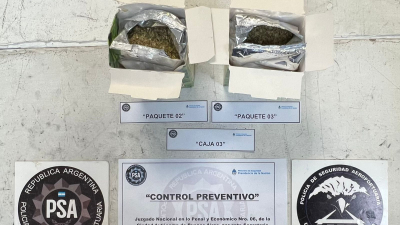 La PSA detuvo a dos personas por contrabando de lingotes de oro