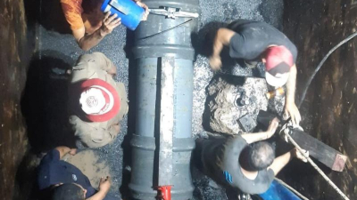 Operarios de Sameep normalizaron el servicio del acueducto río Bermejo-General San Martín