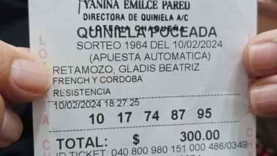 Una jubilada ganó más de 67 millones de pesos en la Poceada