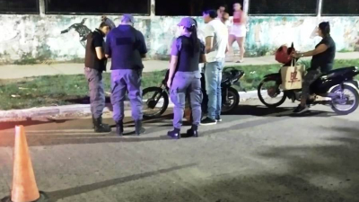 Cuatro demorados y tres motocicletas secuestradas en un operativo policial