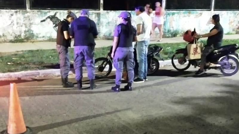Cuatro demorados y tres motocicletas secuestradas en un operativo policial