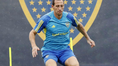 Boca: Cristian Lema y "Pipa" Benedetto entrenaron de manera diferenciada