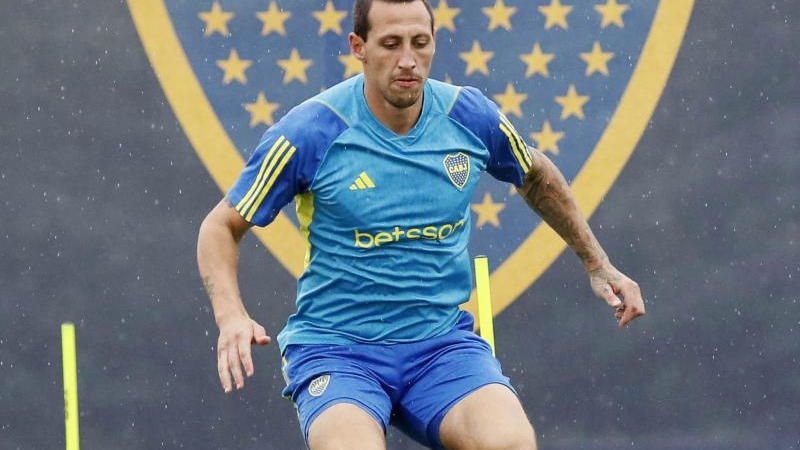 Boca: Cristian Lema y "Pipa" Benedetto entrenaron de manera diferenciada