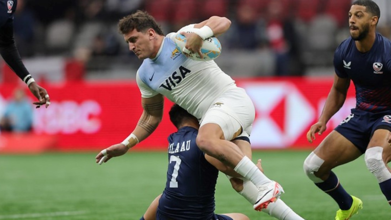 Los Pumas7"s remontaron en la final contra los All Blacks y son campeones del Seven de Vancouver