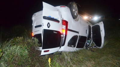Seis chaqueños que viajaban a Clorinda resultaron ilesos tras protagonizar un accidente