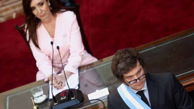 Javier Milei reconoció sus "diferencias" con Victoria Villarruel