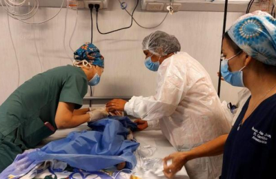 Primera cirugía en menores dedos años en el Hospital 4 de Junio
