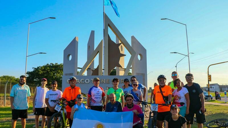 Recorrida ciclística en homenaje a Malvinas