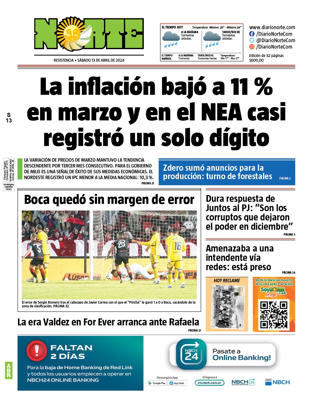 Edición del 13/04/2024