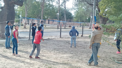Primera jornada inclusiva de deporte en Misión Nueva Pompeya