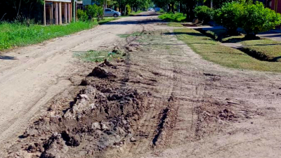 Reclaman por el estado de las calles tras las lluvias y por la creciente inseguridad