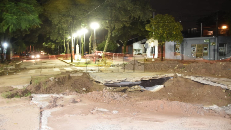 Por seguridad, los vecinos piden celeridad en la finalización de una obra vial