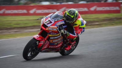 El chaqueño Sebastián Salom tuvo un estreno soñado en la 700cc