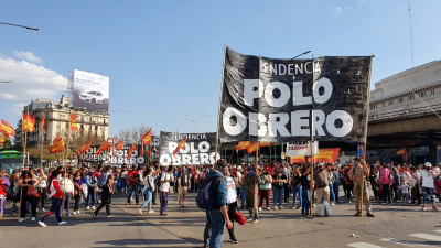 El Polo Obrero llamó a movilizarse contra la "ley bases"