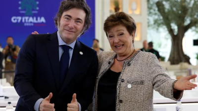 Milei se reunió con la directora del FMI, tras el pedido del organismo de avanzar en la liberación del cepo cambiario