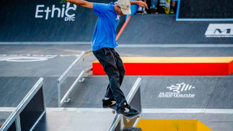 Matías Del Olio, el primer skater olímpico de Argentina