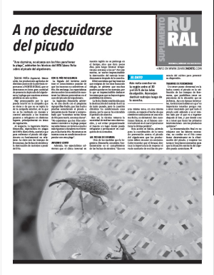 A no descuidarse del picudo