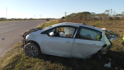 Siniestro vial con un muerto en la ruta 16