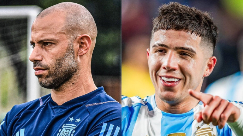 Mascherano bancó a Enzo Fernández: "No somos racistas"