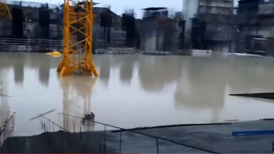Se inundó la sala de máquinas de una represa de Santa Cruz