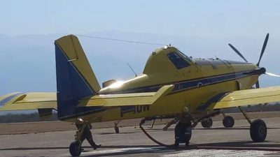 Buscan un avión hidrante que desapareció en un cerro de La Rioja
