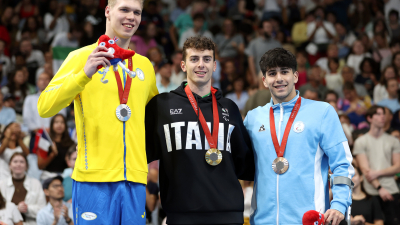 Iñaki Basiloff ganó otra medalla: bronce en los 400 metros libres