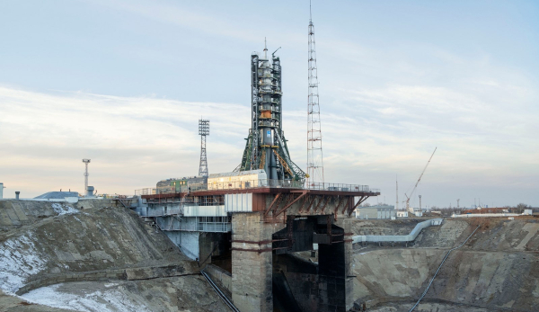 Plataforma de lanzamiento 1 en el cosmódromo de Baikonur, 2015.