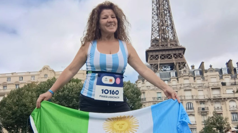 Verónica Acevedo: la chaqueña que corrió la maratón en los Juegos Olímpicos de París