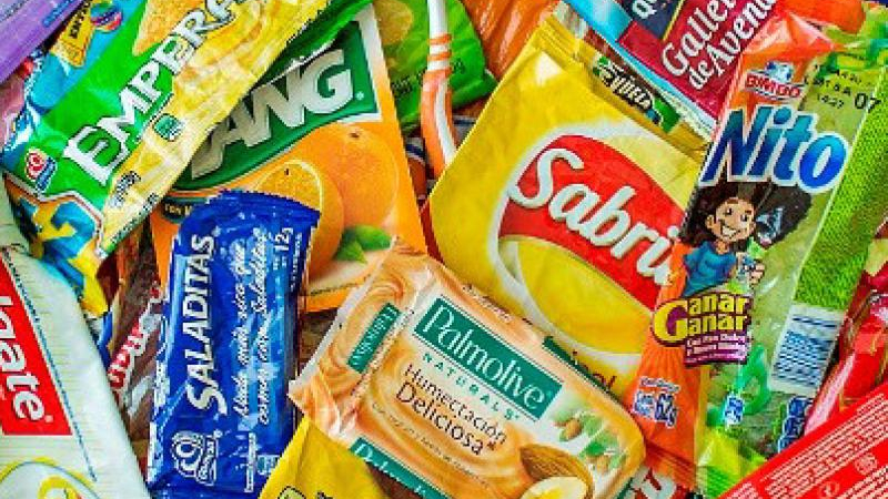 Peligro en los envoltorios de alimentos