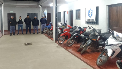 Secuestran 31 motocicletas y demoraron a 38 personas en General San Martín