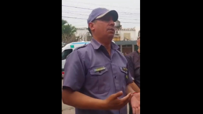 Lo que dijo el jefe del operativo policial: "La Defensora necesita que la traslademos al hospital"
