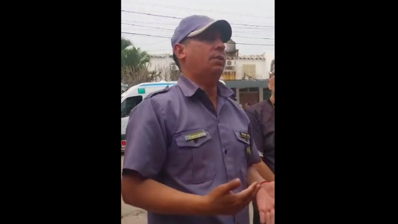 Lo que dijo el jefe del operativo policial: "La Defensora necesita que la traslademos al hospital"