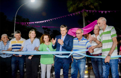 Zdero inauguró la repavimentación de avenida 25 de Mayo y distinguió a vecinos