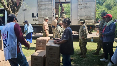 Operativo 125: en Villa Río Bermejito se entregaron 22.000 módulos alimentarios