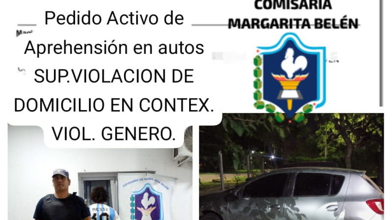 Detienen a un hombre por conducción peligrosa y con pedido de captura