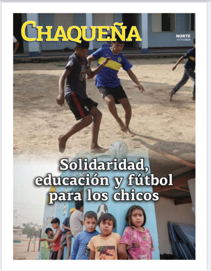Solidaridad, educación y fútbol para los chicos
