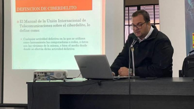 Galassi expuso sobre cibercrimen y su impacto