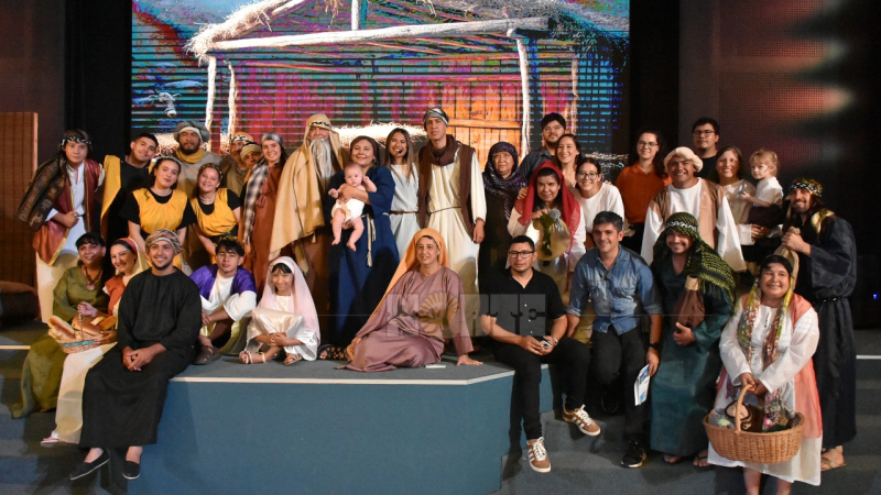 Iglesia de Dios presentó la obra de teatro "Dejaste el Cielo por Salvarme"