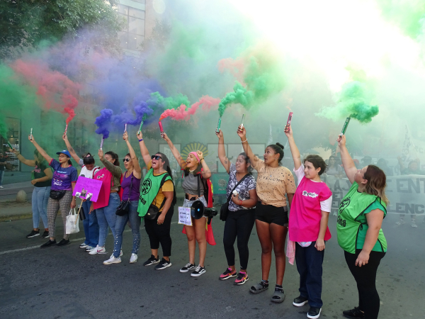 Manifestación de mujeres en el 8M. 08-03-24.