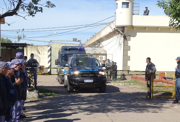 Traslado de los detenidos por el caso Loan en la Unidad Penitenciaria N°7 de Resistencia,