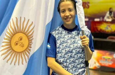 Gran año de la saenzpeñense Lourdes Sotelo en kung fu