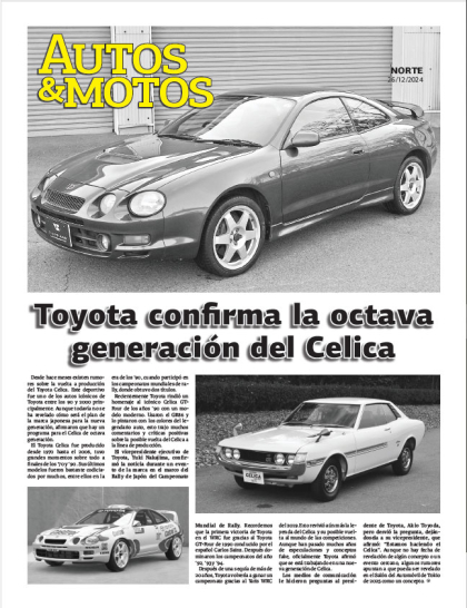 Toyota confirma la octava generación del Celica