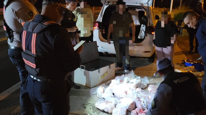 Intenso accionar de la Policía Caminera en controles viales