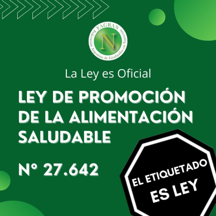 Ley de Promoción de la Alimentación Saludable lleva el 27.642..jpg
